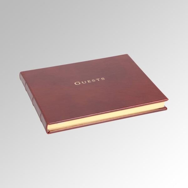 LEATHER GUEST BOOK