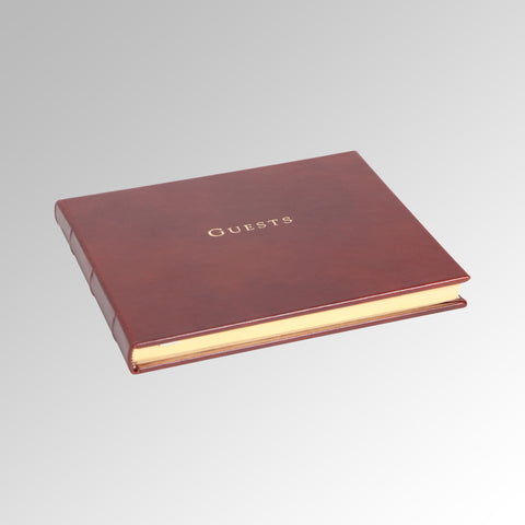 LEATHER GUEST BOOK