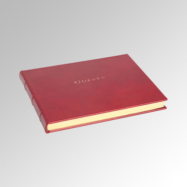 LEATHER GUEST BOOK