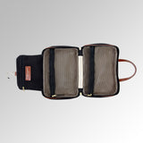 CANVAS AND LEATHER TRAVEL KIT
