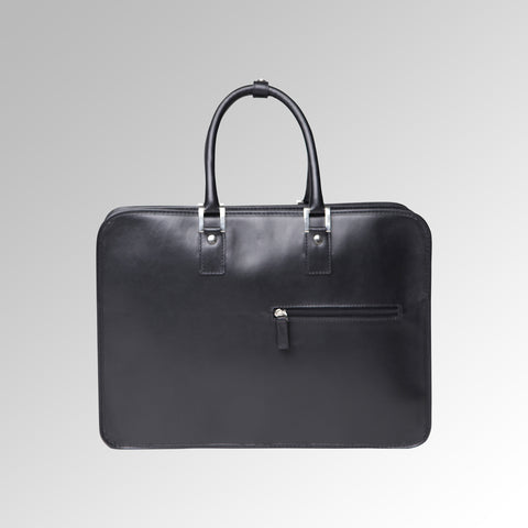 CASHMERE TWO COMPARTMENT ZIPPERED BRIEF