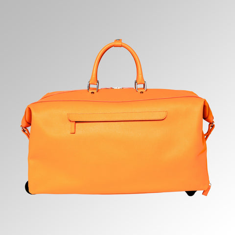 DRESSAGE LEATHER WHEELED CARRY ON DUFFLE