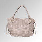 WOVEN NAPPA LARGE HOBO BAG