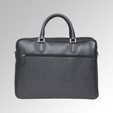 GRAIN LEATHER ZIPPER BRIEF