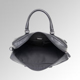 GRAIN LEATHER ZIPPER BRIEF